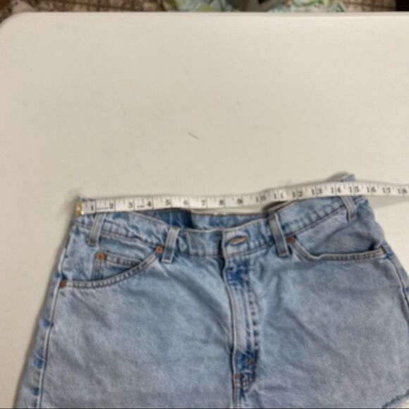 LEVI’S, 550 Relaxed Fit, VINTAGE, Orange tag, Women’s shorts, Size 34, Blue, - Picture 7 of 12